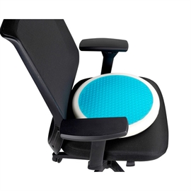 Vivamore Rund Siddepude med Memory Foam