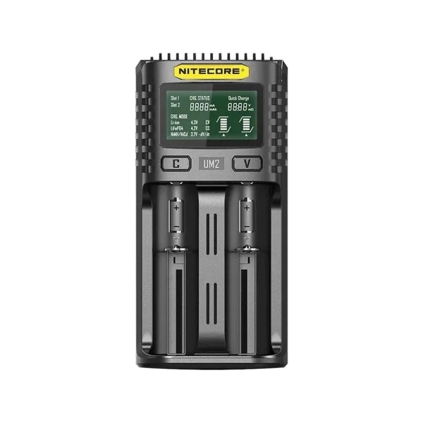 Nitecore Oplader UM2 til 2 Li Ion Batterier 