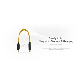 Nitecore NLink10, Magnetisk Fast Charging Ladekabel, Type-C til Type-C