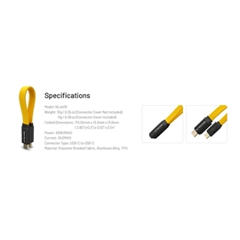 Nitecore NLink10, Magnetisk Fast Charging Ladekabel, Type-C til Type-C