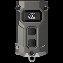 Nitecore TINI3 Nøkkelringlommelykt 600 Lumen, Grå 
