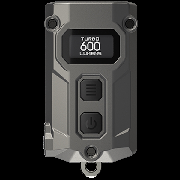 Nitecore TINI3 Nøkkelringlommelykt 600 Lumen, Grå 