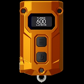 Nitecore TINI3 Nøgleringslygte 600 Lumen, Orange