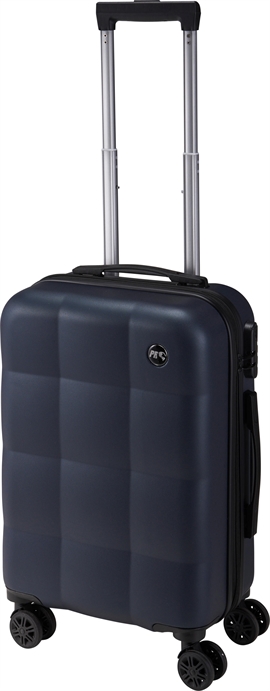 Pro World Kuffert 38L i Hardcase med 4 Hjul, Håndbagage, Blå 