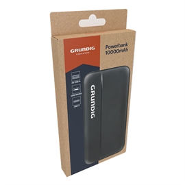 Grundig Powerbank 10000 mAh med 3 Udtag