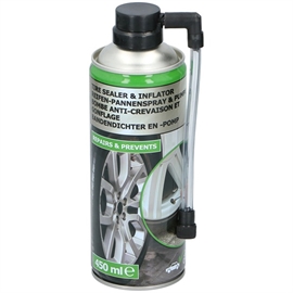 Dunlop Tire Sealer & Inflator 450 ml Pumper til Dæk