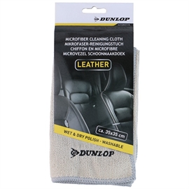 Dunlop Mikrofiberklud 35x35 cm Læderpleje til Bil, Grå