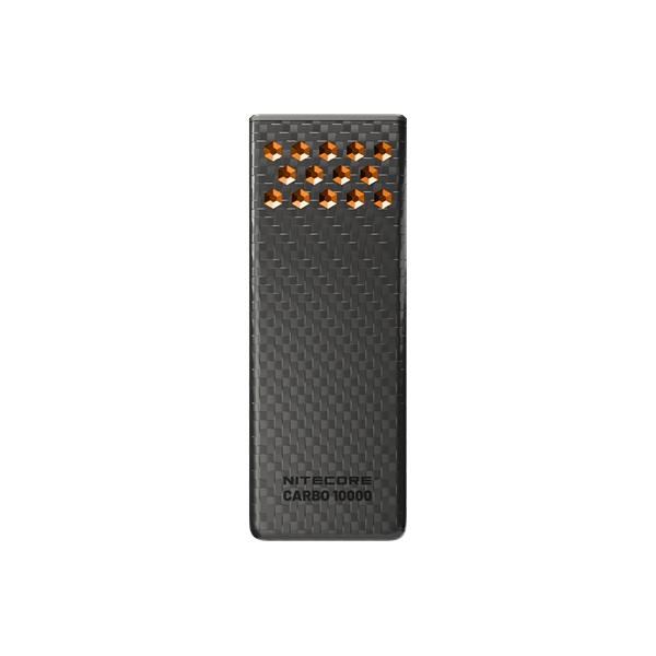 Nitecore CARBO 10000 Gen2 Powerbank 10.000mAh med Ladekabel, Orange
