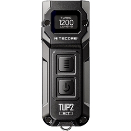 Nitecore TUP2 Genopladelig LED Lygte 1200 Lumen, Sort 