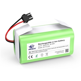 Batteri til Deebot, RoboVac og Conga Robotstøvsuger 3500 mAh (Kompatibelt) 