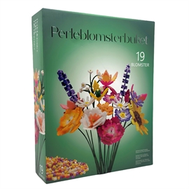 Perleblomster Buketsæt med 19 Marguerit Blomster - DIY sæt