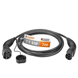 Lapp Mobility Type 2 Ladekabel Sort 7M 11kw 