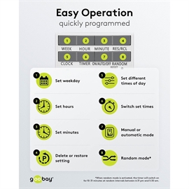 Goobay Digital timer med Display & Ugeprogram