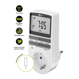 Goobay Digital timer med Display & Ugeprogram