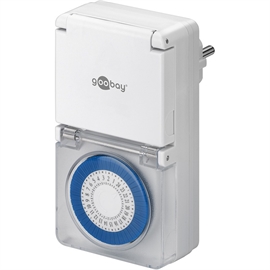 Goobay Automatisk Tænd og Sluk m. Analog Timer IP44
