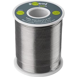 Goobay Blyfrit loddetin 1,0 mm 500 g med fluxkerne