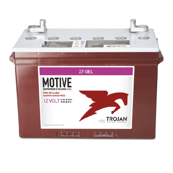 Trojan 27-GEL Deep cycle Gel blybatteri 12V 91Ah 