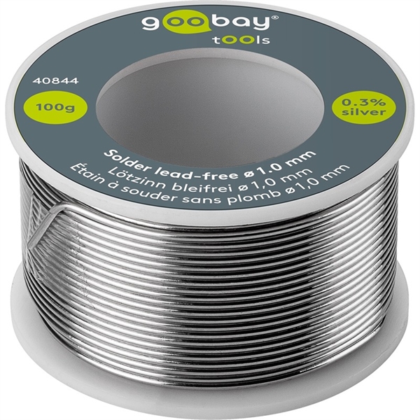 Goobay Loddetin Blyfri 100 g 1,0 mm