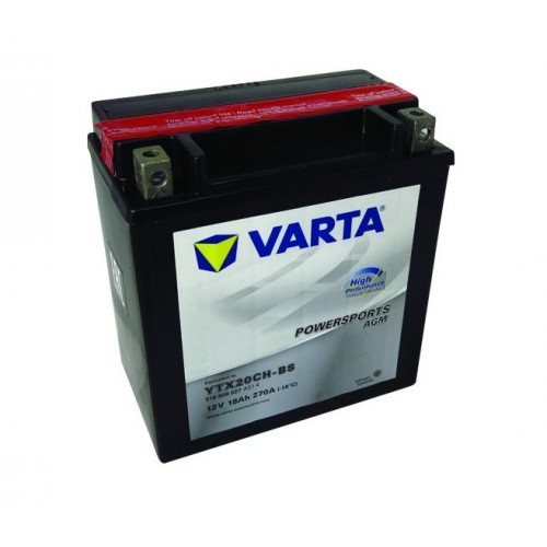 Varta YTX20HL-BS 518918032. Batterie de moto Varta 18Ah 12V