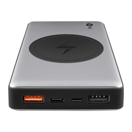 Powerbank 20000 mAh 2x USB QC3.0 udtag slim design