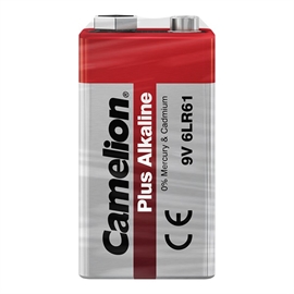 Camelion Plus 9V Alkaline Batteri i Foliepakning