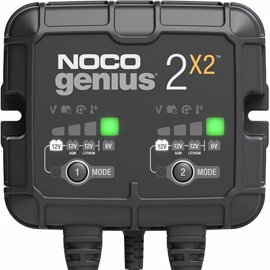 Noco Genius 2x2 Batterioplader 2 Ah (6V & 12V)