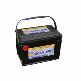 Scanbrit Bilbatteri 12V 80Ah 790EN for Veteran (Side + top poler)