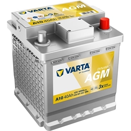 Varta A10 XEV Silver Dynamic AGM bilbatteri 12V 40Ah 540 901 042