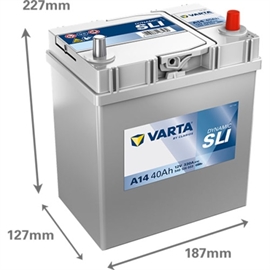 Varta A14 Blue Dynamic Bilbatteri 12V 40Ah 540126033