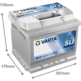 Varta B18 Blue Dynamic Bilbatteri 12V 44Ah 544402044