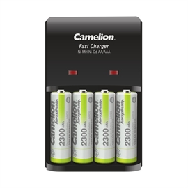 Camelion Batterioplader med 4 stk. 2300mAh Ready to use Batterier
