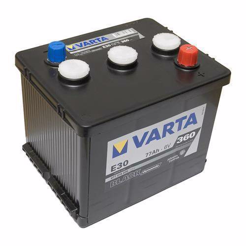 Varta E30 Bilbatteri 6 volt 77Ah 077 015 036