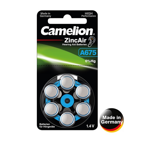 Høreapparat batteri A675
