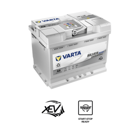 Varta A8 XEV bilbatteri 12V 60Ah 560 901 068