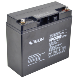 Vision CP12200 Blybatteri 12 volt 20 Ah til golfvogn 