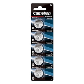 Camelion CR2025 3V Lithium Batterier, 5 pak