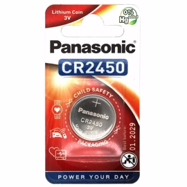 CR2450 3V Panasonic Lithium batteri