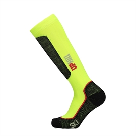 UphillSport HALLA JR skistrømper i neongul