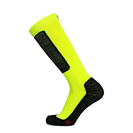 UphillSport HALLA skistrømper i neongul/sort