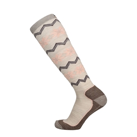 UphillSport KOTA skistrømper i sand og chokolade