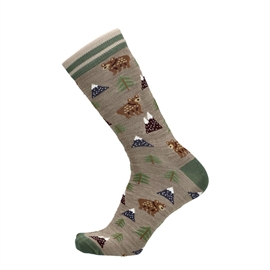UphillSport FORREST Merinouldsstrømper – Mørk Sand