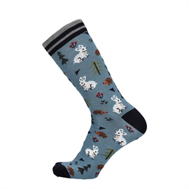 UphillSport BUNNY Merinouldsstrømper – Blå
