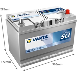 Varta G7 Blue Dynamic Bilbatteri 12V 95Ah 595404083