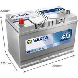 Varta G8 Blue Dynamic Bilbatteri 12V 95Ah 595405083