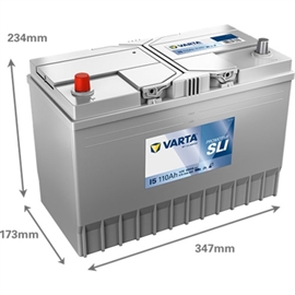 Varta I5 Promotive Black Bilbatteri 12V 110Ah 610048068