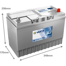 Varta I9 Promotive Black Bilbatteri 12V 120Ah 620047078