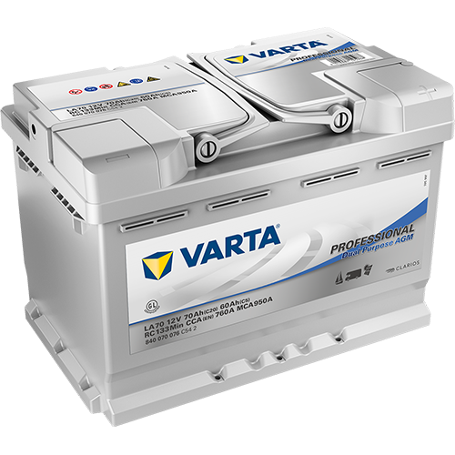 Varta LA70 Professional Dual Purpose AGM Bilbatteri 12V 70Ah 840070076