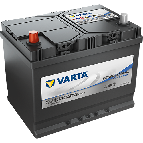 Varta LFS75 Professional Dual Purpose Bilbatteri 12V 75Ah 812071000