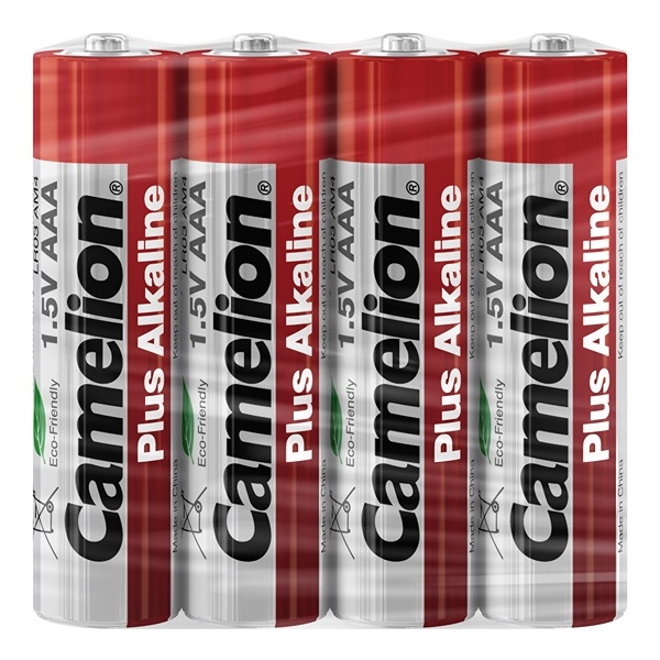 Camelion LR03/AAA Alkaline Batterier i Foliepakning 