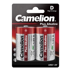 Camelion LR20 Alkaline Batterier i Blisterpakke
